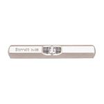 Starrett Pocket Level with Main Vial - Ideal for Machine Shop and Tool Room Use - 2-1/2" (63mm) Length, Satin Nickel-Plated Finish, Hexagon Stock with Convex Ends - 135A