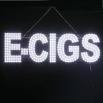 30"x10" Large LED E-CIGS Signs for 