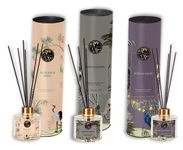 Soul & Scents Reed Diffuser Set | Fragrance of Autumns Soul, Scented Fable, Bottled Earth | Get 5 Rattan Reed Sticks | Room Freshener for Home, Bedroom & Office | Pack of 3-50ml Each