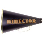 13" Directors Megaphone Hollywood Movie Set Party Prop