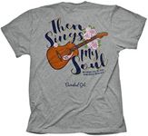 Cherished Girl Womens T-Shirt - Sings Guitar - Athletic Heather, Athletic Heather, XX-Large