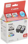 Canon PG-245XL/CL-246XL Ink Cartridges, Black and Colour, 2 Pack