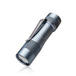 LUMINTOP Super Bright EDC Flashlight FW3A 2800 High Lumens Compact 18650 EDC Flashlight with 3 Cree XPL LEDs Cold White, UI Turbo for Professional Fans Pocket Searchlight IP68 Waterproof Torch