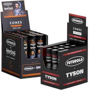 Tyson 2.0 x Futurola & Snoop Dogg Gin & Juice King Size Pre-Rolled Cones – Slow-Burning Cones with Filter Tips – Premium European Paper – 24 Pack Bundle