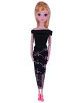 Toyshine Kally Fashion Doll with 3D Eyes, Folding Hands & Glittering Dress Pretend Play Gift for Girls Kids Role Play Toy for Age 3+,Model A