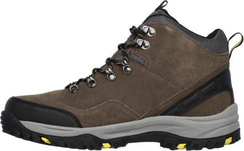 Skechers Men’s Relment Pelmo Hiking Boots, Khaki Suede – Size 10 UK