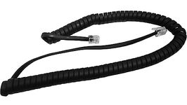 The VoIP Lounge Replacement 9 Foot Black Handset Curly Cord for Mitel 5000 6000 Series IP Phone 5304 5312 5324 5320 5330 5340 5360 5207 5212 5215 5220 5224 5235 6930 6920 6910 6905