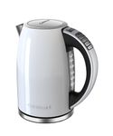 Cuisinart 1.7-Liter Stainless Steel Cordless Electric Kettle with 6 Preset Temperatures (White), CPK-17