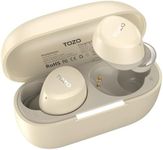 TOZO A1 2024 New Upgraded Wireless Earbuds, Bluetooth 5.3 in Ear Headphones Light-Weight, Support APP EQ Setting, Stereo Sound Headset Longer Playback with Charging Case Waterproof,Khaki