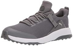 PUMA Men's Fusion Evo Golf Shoe, Quiet Shade-Quiet Shade, 8 UK