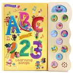 ABC & 123 Learning Songs 10 Button Song Book (Early Bird Song Books)