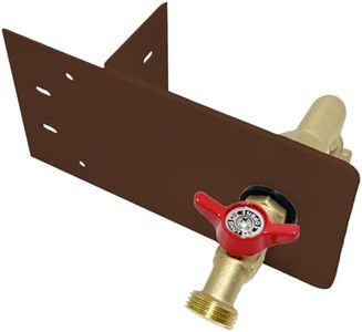 YOEXON Garden hose faucets, backyard hose holders, outdoor balcony Hose Bibb Valve, faucet screen clamping bases, faucet holders for laying a hose in a lanai or any screened window (tanned)