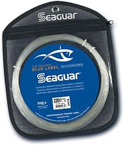 Seaguar Blue Label 30-Yard Fluorocarbon Big Game Leader, 220-Pound, Clear (220FC30)
