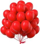 PartyWoo Red Balloons, 100 pcs 12 I