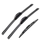 HRSNO 18"+18" Windshield Wipers With 13" Rear Wiper Blade Sets Automotive Replacement for Ford Explorer 1995-1997,Easy For Installation (Pack of 3)