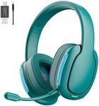 YOTMS Wireless Gaming Headset for PS4 PS5 PC Switch, Wireless 2.4GHz Gaming Headphones with Detachable Noise Canceling Mic, 7.1 Stereo Sound, 3.5mm Wired Mode for Xbox Seires - Green