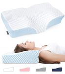 Groye Adjustable Neck Pillows for Pain Relief Sleeping, Enhanced Ergonomic Contour Shoulder Support, Cooling Cervical Memory Foam Pillows, No Smell Orthopedic Bed Pillow for Side Back Stomach Sleeper