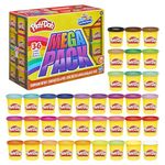 Play-Doh 36-Pack Mega Fun Set for Toddlers, Non-Toxic Modelling Compound Bulk Set with 36 Cans, Creative Toys for 2+ Year Old Kids