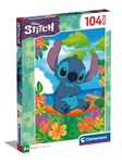 Clementoni - 27572 - Supercolor Puzzle - Super Disney Stitch - 104 Pieces| Puzzle Cartoon| Made In Italy