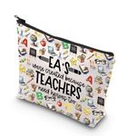 TSOTMO EA Gift Educational Assistant Gift Ea's Were Created Because Teachers Makeup Bag Teacher's Day Gift for Teacher (EA'S were bag CA)