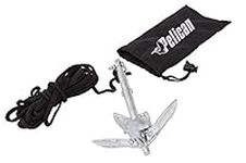 Pelican Compact Anchor Kit for Kayak, Canoe, SUP, Inflatables or Small Boats, Foldable Storage Bag, Ideal for Fishing Kayak Boating (1.5 lb)