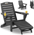 SUUNYN Folding Adirondack Chair wit