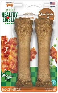 Nylabone Neb105Tpp Healthy Edibles Natural Bacon Treats, 2 Pack