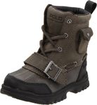 Polo by Ralph Lauren Hamlin Lace-Up Boot (Toddler),Charcoal,11.5 M US Little Kid