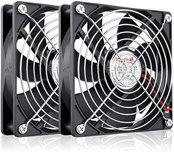 Wathai 120mm x 25mm 12V Computer Case Cooling Fan 12 Volt 2Pin High High Performance DC Fan 2 Pack
