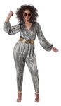 Disco Super Nova Adult 1970's Womens Costume Medium size 8-10