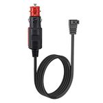 SilkGrace 12V/24V Cigarette Lighter Plug DC Power Cord Power Cable for 12V Car Refrigerator Portable Car Refrigerator