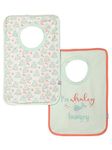 Mi Arcus Feeding, Drool Bibs for Baby Boys, Girls, Newborns, and Toddlers,3-6 Months,Polycotton,Gifting/Pack of 2