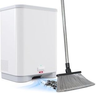 Thamtu Touchless Vacuum Automatic Dustpan with 2 Operation Modes - Ultra Fast & Powerful Corded Canister Vacuum for Sweeping Pet Hair, Food Crumbs & Dirt