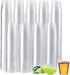 MATANA 600 Plastic Shot Glasses, Clear (30ml / 1oz) - Reusable - Shot Glasses Plastic, Shot Glass, Jelly Shots, Sample Tasting Cups - Shot Cups for Parties, Birthdays, Weddings, Stag, Hen Parties