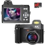 Rumyums 4K Digital Camera with Manual Focus