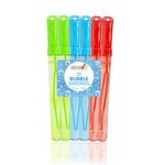 abeec Bubbles For Kids - Multipack Of 12 x Giant Bubble Wands - Perfect Outdoor Toys For Summer Parties - Bubble Wands For Kids Multipack - Perfect Party Favours