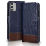 TheGiftKart Flip Back Cover Case for Nokia G42 5G | Dual-Color Leather Finish | Inbuilt Stand & Pockets | Wallet Style Flip Back Case Cover for Nokia G42 5G (Blue & Brown)