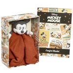 Rainbow Designs Official Disney Mickey Memories - Mickey Mouse Comfort Blanket For Newborn Babies Super Soft & Safe Comforter