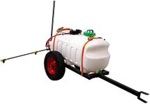 Giantz Weed Sprayer 100L Garden Weeds Killer Spot Sprayers Pump Pressure Lawn Plants Mist Boom Spray Tank, Farm Agricultural Equipment, 80PSI Diaphragm Pumps with Trailer 1.5m Hose