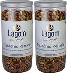 Lagom Gourmet Pistachio Kernels 1 Kg | All Natural | No Preservatives | No Additives | Gluten Free | Vegan | Plant Based | Non Gmo | Nuts | Dry Fruits | Pistachios | Pista Without Shell