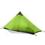 Night Cat Ultralight Tent 1 Person for Professional Backpacker Hiker 2 LBS Backpacking Bivvy Ground Tent Heavy Rain Waterproof Trekking Pole Not Included