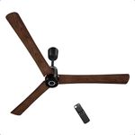 atomberg Renesa Elite Smart 1400mm BLDC Ceiling Fan with IoT & Remote Control | 5 star Rated | High Air Delivery with Moonbeam LED Light | Newly Launched | 5 Year Warranty (Dark Walnut)