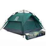 Reactive Outdoor Tent - 3 Second Tent - 3 Sec Instant Pop Up - Easy and Quick Setup Camping - 1 Person Setup Waterproof Double Layer Outdoor Camping Tent (Large (2-3 Person))