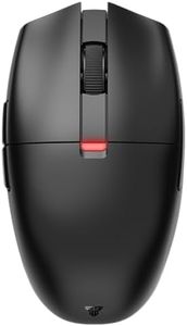 FANTECH ARIA XD7 Wireless Gaming Mouse Pixart 3395 Gaming Sensor 26000 DPI, HUANO Switches, Super Lightweight 59 Grams and Ambidextrous Egg Shape, 3 Mode Connectivity, Black