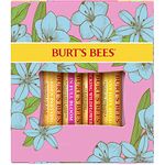 Burt's Bees Lip Balm Gift Set, Beeswax, Strawberry, Tropical Pineapple, Dragonfruit Lemon, In Full Bloom, 4x4.25g