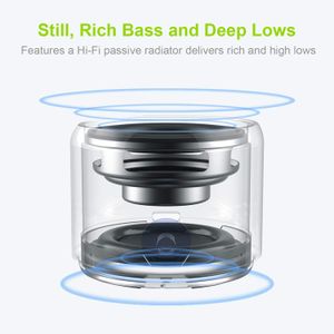 EWA A106 Pro Mini Bluetooth Speaker, IP67 Waterproof, Portable, Black