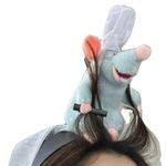 DDWRGD Funny Headband for Women, Women Cute Rat Cartoon Headbands, Fun & Adorable Mouse Headband Perfect for Parties