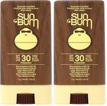 Sun Bum Original SPF 30 Sun Cream Face Stick, Vegan and Reef Friendly Sunscreen with Vitamin E, Broad Spectrum UVA/UVB Protection, Cruelty Free and Water Resistant, 13g (Pack of 2)