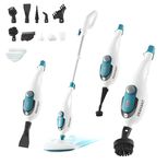 PRAHANT 10 in 1 Steam Cleaner Mop,Handheld Steam Mops for Deep Cleaning for Home Bathroom Kitchen Office for all surface,350ML Water Tank,Chemical Free Cleaning,Detachable A-4 (STEAM MOP)
