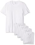 Nautica Men's Cotton Crew Neck Polo-Shirts-Multi Packs, White- 5 Pack, X-Large, White- 5 Pack, X-Large